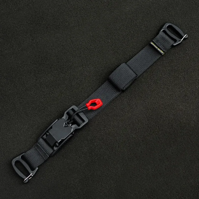 sangle de fixation de liaison tactique réglable multifonction pour l'extérieur, boucle magnétique, sangle de sac à dos fixe à dégagement rapide