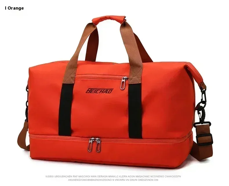 sac de sport de voyage de grande capacité, bagages de courte distance, sacs de fitness portables, sacs à main à bandoulière, sport pour hommes, étanche b