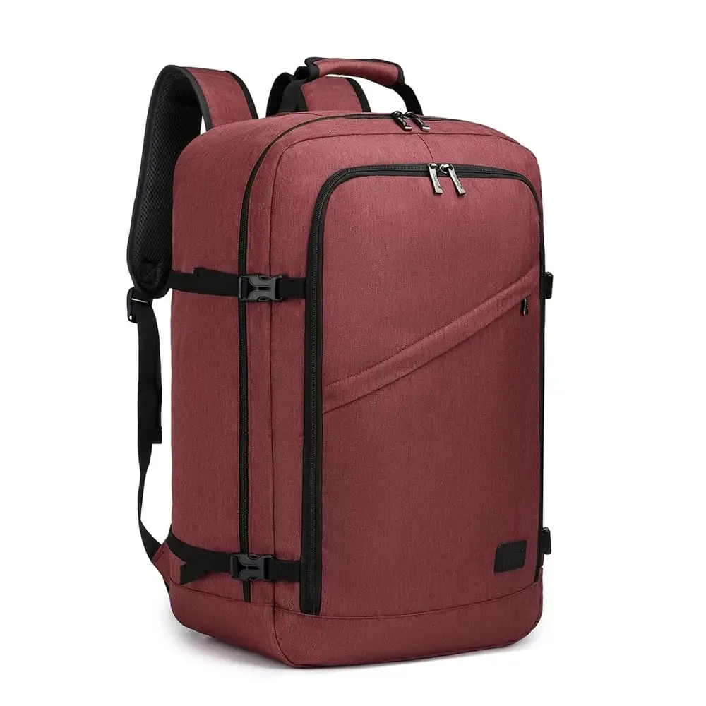 kono sac de cabine 40x20x25 cm pour sac à dos de bagage à main ryanair sous le siège, taille cabine 20l noir minimaliste
