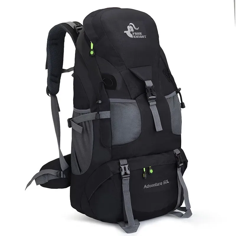 sac à dos de trekking en plein air pour hommes et femmes, sac de randonnée de camping, sac à dos d'alpinisme, sac de sport léger multifonctionnel, 50l