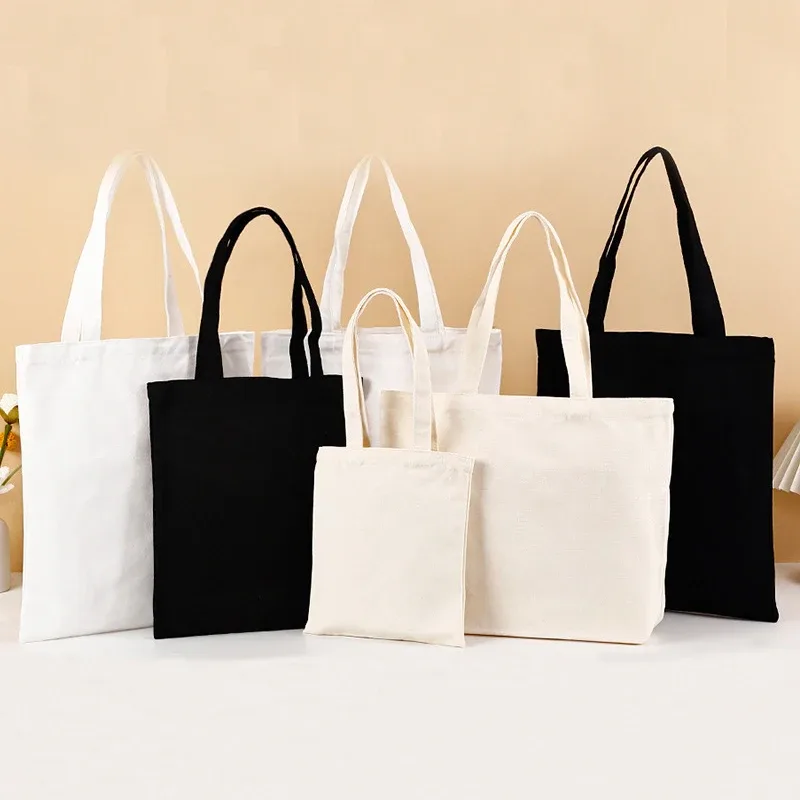 100 pièces/lot, vente en gros, sacs fourre-tout en toile de grande capacité, logo personnalisé, sacs réutilisables en coton écologique, sacs de courses promotionnels