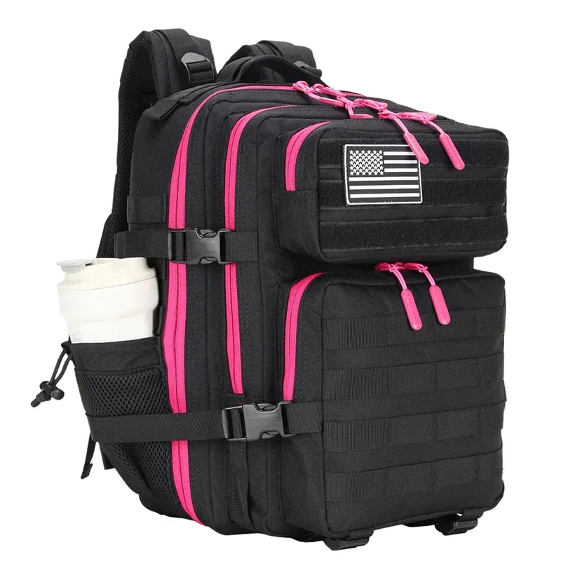 lhi 25l sac à dos tactique pour femmes fitness athlète sac de sport petit sac à dos de voyage pour sports de plein air avec porte-bouteille