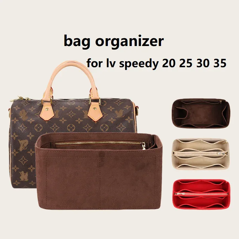 organisateur de sac pour lv speedy 20 25 30 35 boston, insertion de sac de maquillage