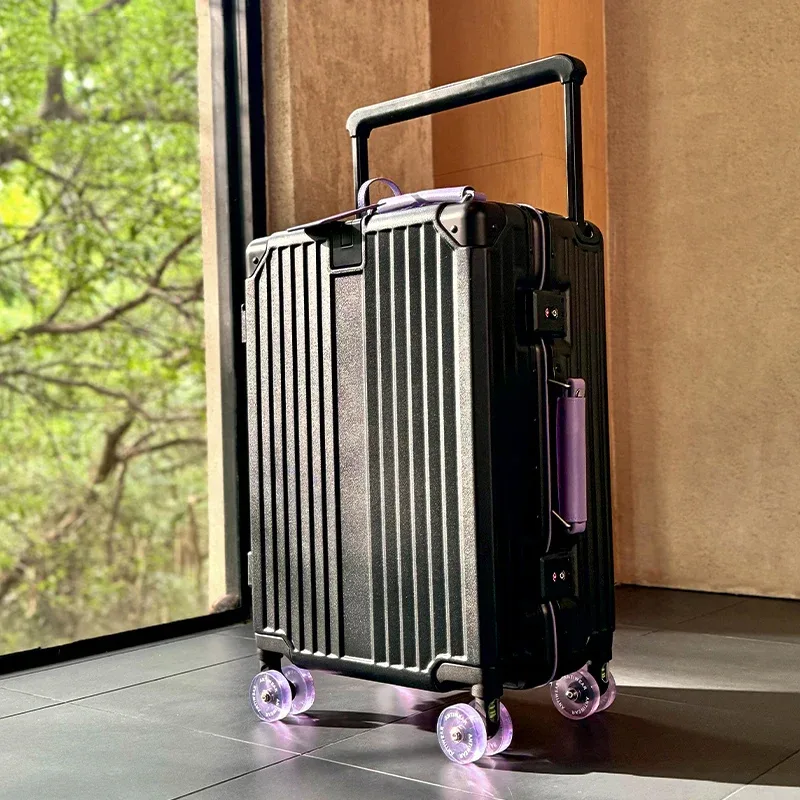 bagage à poignée télescopique à tube large pour femmes, valise à main de 20 pouces, nouveau style 2025, 2025