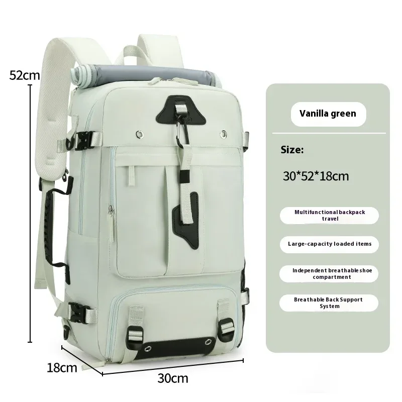 sac à dos transfrontalier pour hommes au design haut de gamme, sac à bandoulière grande capacité, sac de voyage portable, sac à dos de randonnée en plein air