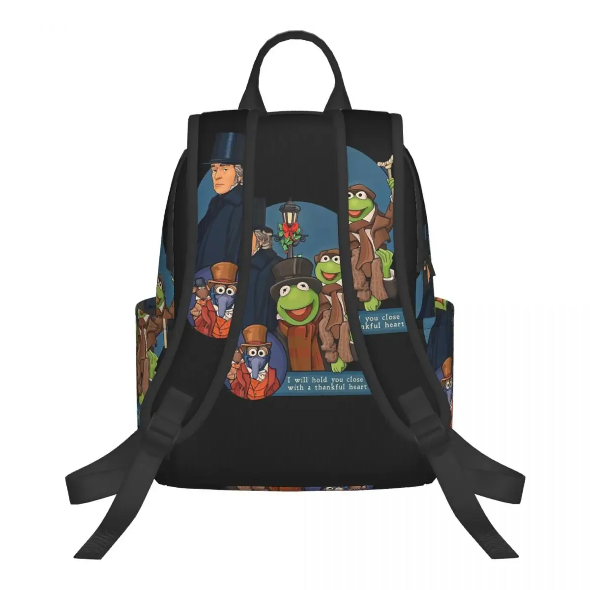 sac à dos i will hold you close with a thankful heart muppet christmas carol, sac à livres pour étudiants, sac d'école, sacs à bandoulière pour ordinateur