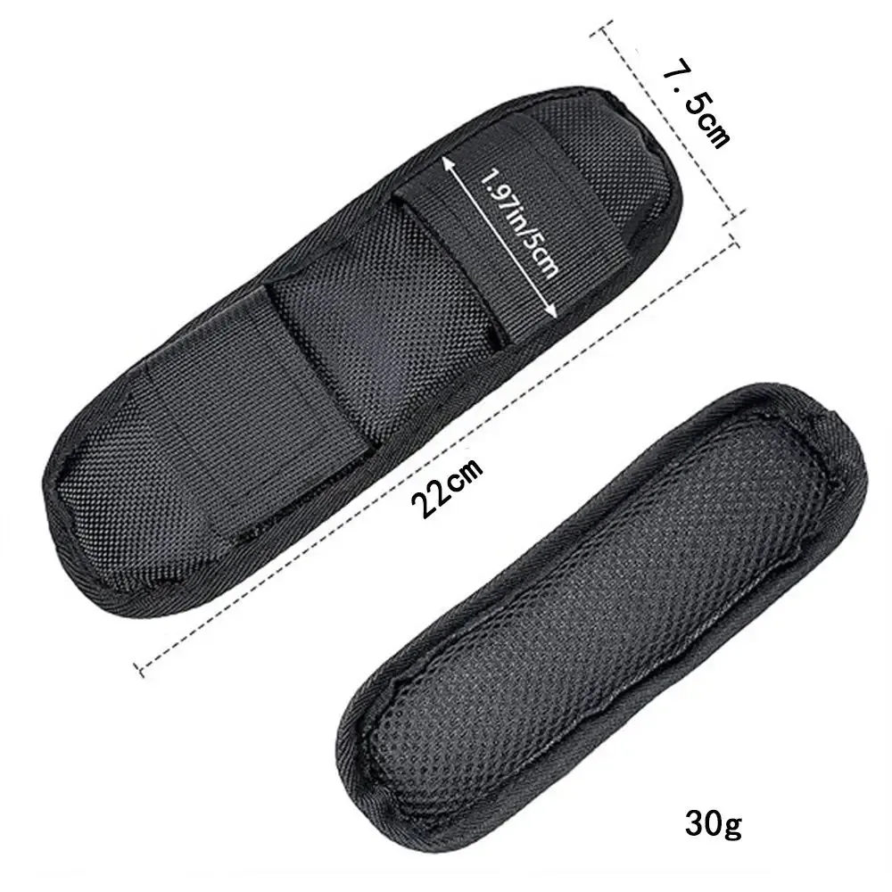 ceinture protection tissu noire ovale bandes velcro confort voyage cou cou bras sécurité robuste