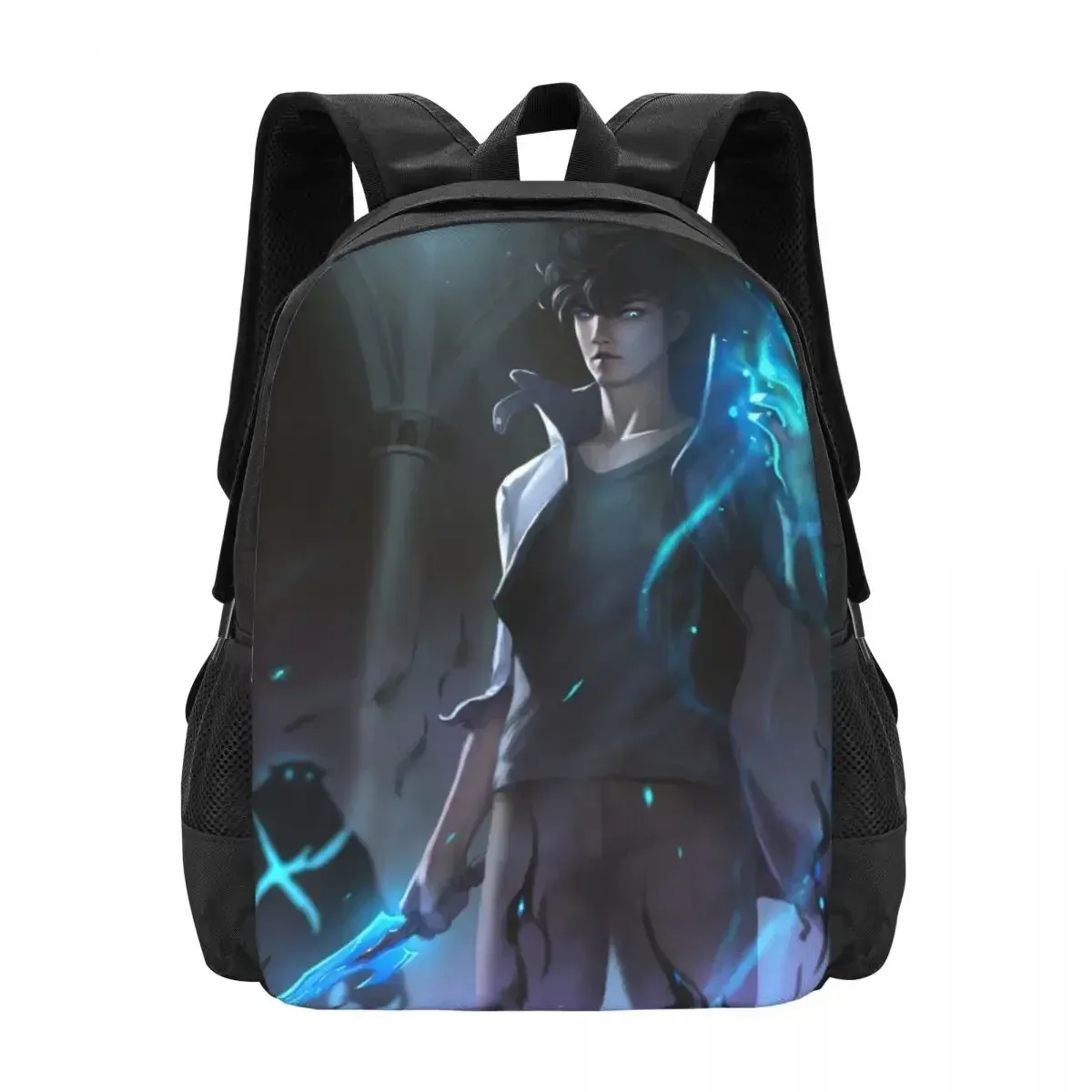 sac à dos pour ordinateur portable de voyage à nivellement solo, sac d'ordinateur d'école d'affaires, cadeau pour hommes et femmes
