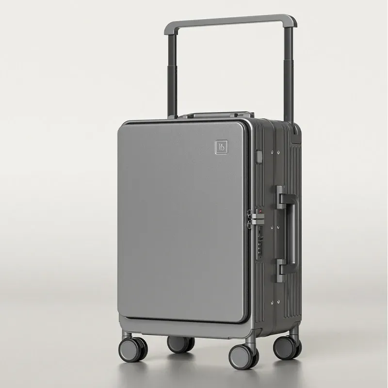 klqdzms valise abs+pc grande capacité, valise à roulettes pour femme, boîte de voyage 20"24"26"28 pouces, sac de voyage style chariot, bagage pour homme