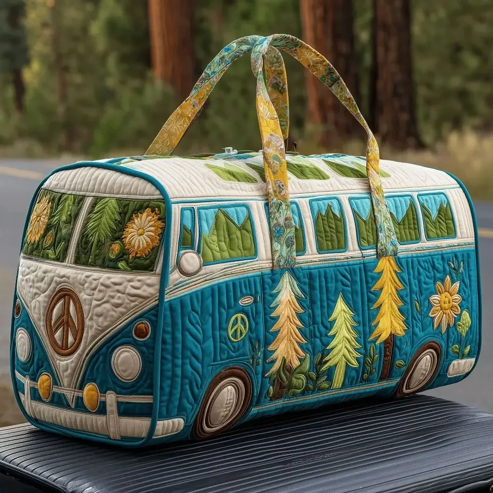 Sac de sport matelassé pliable de haute qualité, imprimé floral, sac de voyage souple grande capacité, grand sac de camping 3D