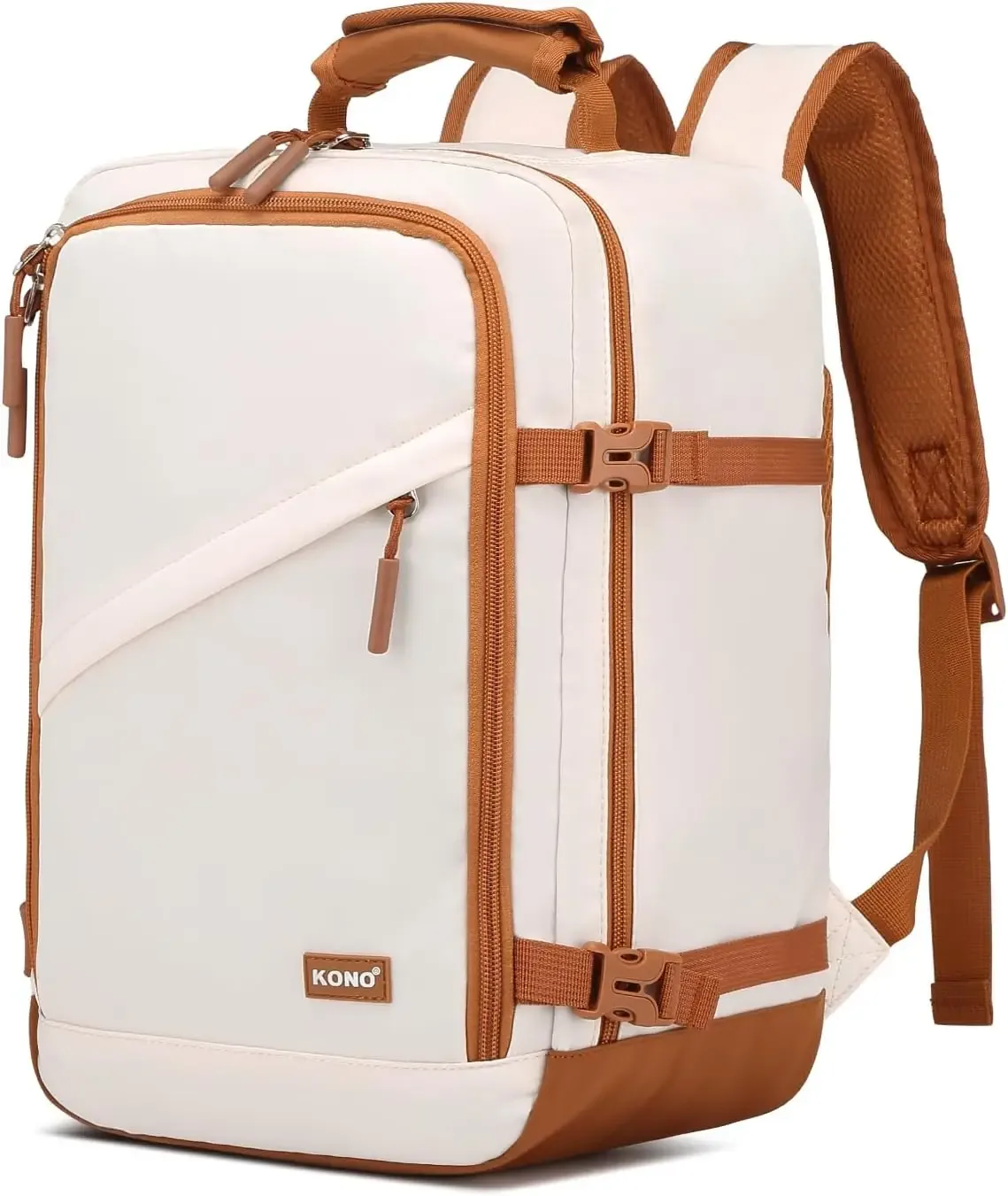 kono sac de cabine 40x20x25 cm pour sac à dos de bagage à main ryanair sous le siège, taille cabine 20l noir minimaliste