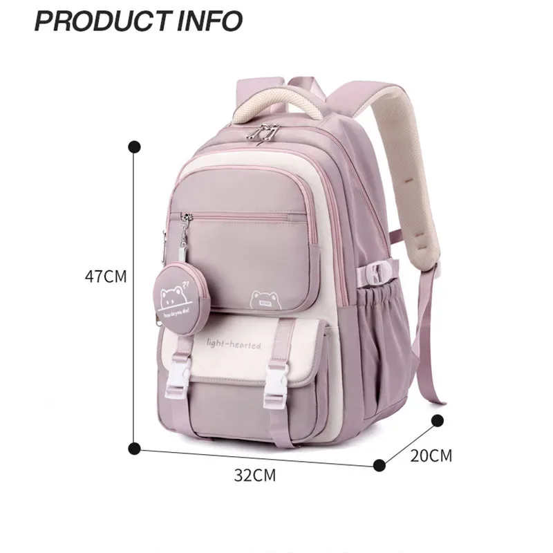 sacs à dos imperméables pour filles, sacs d'école pour enfants et adolescents, sacs à dos de voyage tendance, cartables imprimés pour enfants, mochila