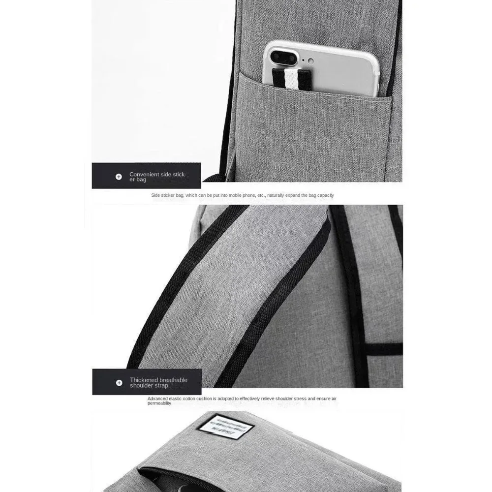 sac à dos polyvalent en tissu oxford de haute qualité, 15 pouces, lavable, pour étudiants, noir, gris, bleu, rouge, sac pour ordinateur, unisexe