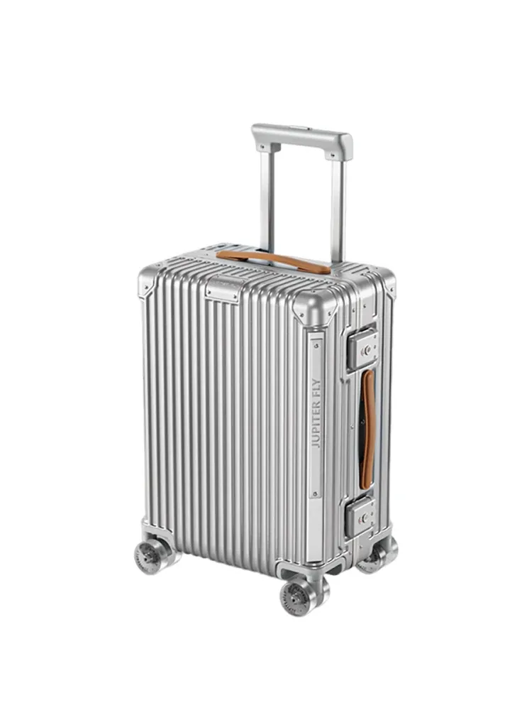 valise cabine 18/20 pouces avec cadre en aluminium, valise de voyage à grande capacité 28 pouces en pc, valise à roulettes avec serrure tsa