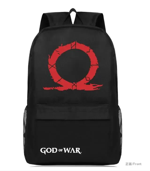 jeu dieu guerre sac à dos étudiant école sac de voyage nouveaux sacs pour ordinateur portable garçon fille unisexe oxford bleu sacs à dos