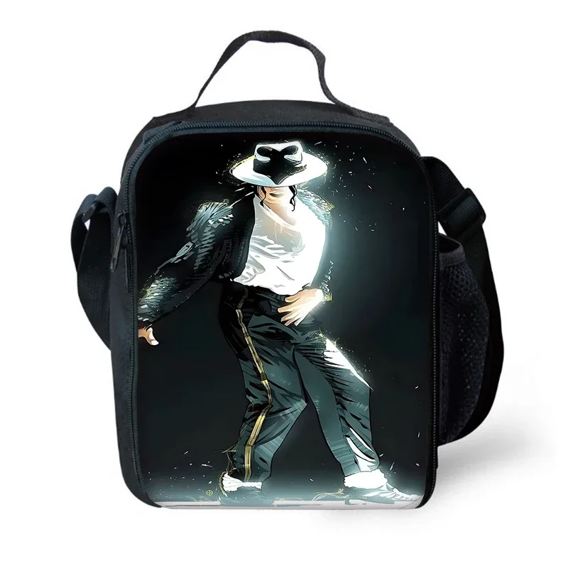 sac à dos pour enfants, chanteurs populaires, michaels jackson, avec sacs à déjeuner, sacs à crayons, sacs d'école pour garçons et filles, meilleur cadeau