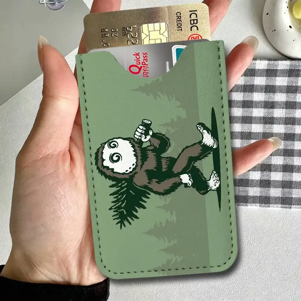 porte-cartes en cuir pu malbon fashion golf, ultra fin, organisateur de cartes de crédit et d'identité, porte-cartes de visite léger