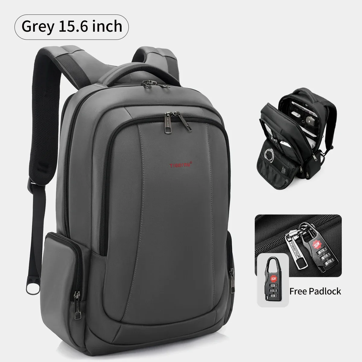 tigernu hommes sacs à dos sacs à dos à compression sous vide 14 15.6 17.3 ''sac à dos pour ordinateur portable pour hommes sac à dos scolaire sacs à dos de voyage pour hommes