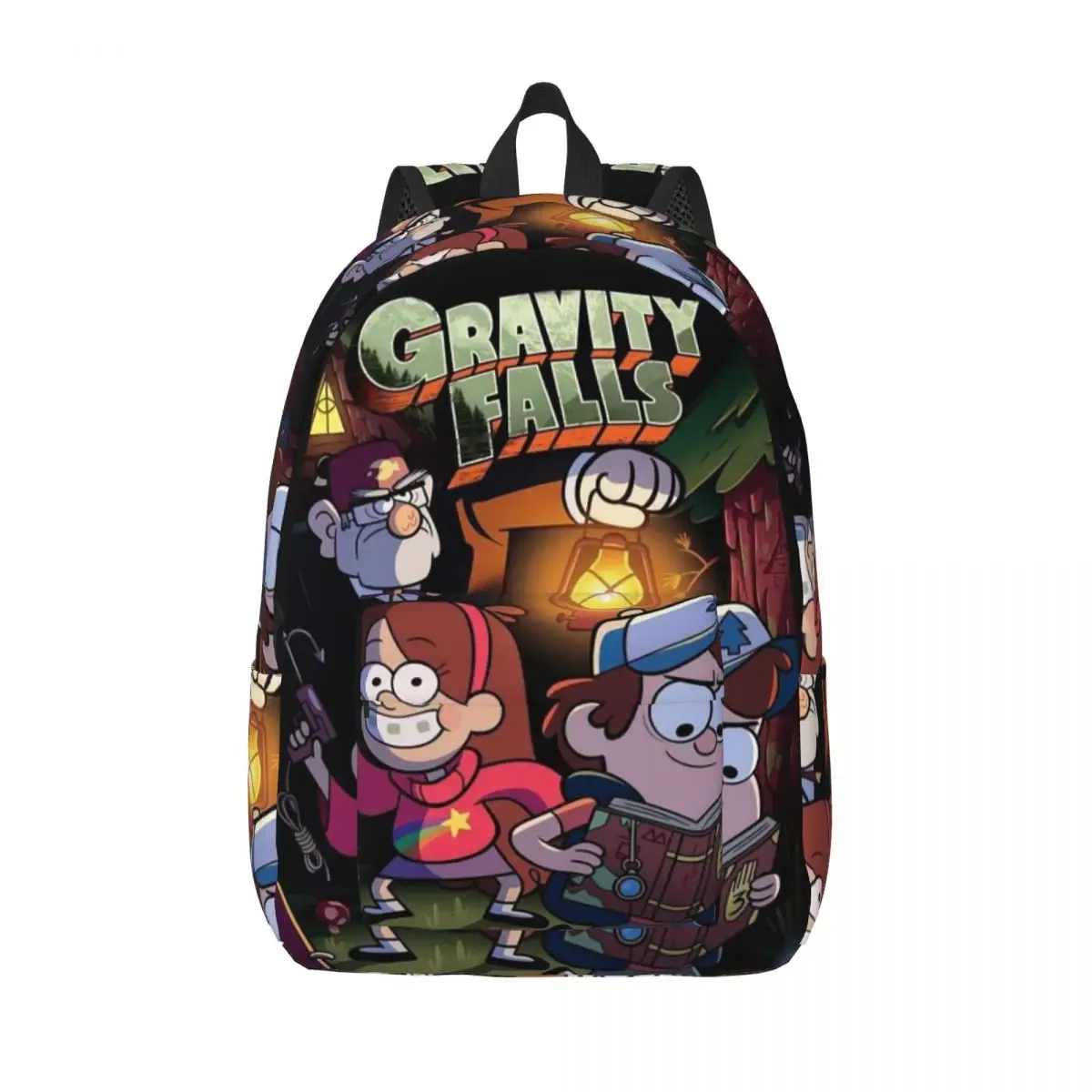 gravitys falls sac à dos pour étudiants, sac d'école, sac à dos de randonnée, sac de voyage pour hommes et femmes, sac à bandoulière