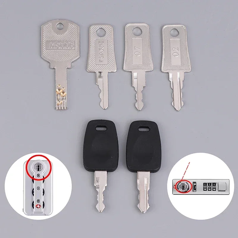 cadenas serrure tsa métal rose dore marron voyage valise sécurité clé universelle mot passe oublié