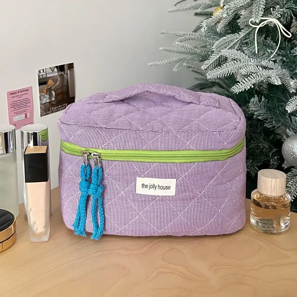 trousse de maquillage colorée de grande capacité, sac à main d'évaluateurs cosmétiques, sac à main de bijoux de mode, sac de rangement de voyage portable, trousse de toilette