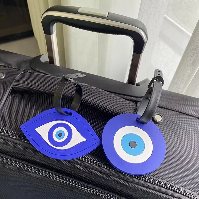 étiquettes de bagages créatives, étiquettes d'identification de valise, étiquettes anti-perte pour bagages, étiquettes portables pour accessoires de voyage