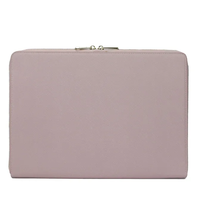 sacoche pour ordinateur portable en cuir avec initiales personnalisées gratuites, sac d'affaires tendance, housse de protection contre les chutes portable, chancelier, 13 pouces