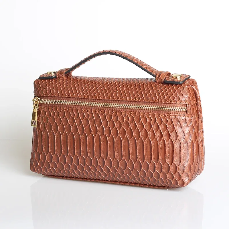tophiigh-sac à main de maquillage portable pour femmes, pochette, sac à main, sac à main pour dames, sac à main, sac à main, savoir chaud, salle, rouge, café, mode