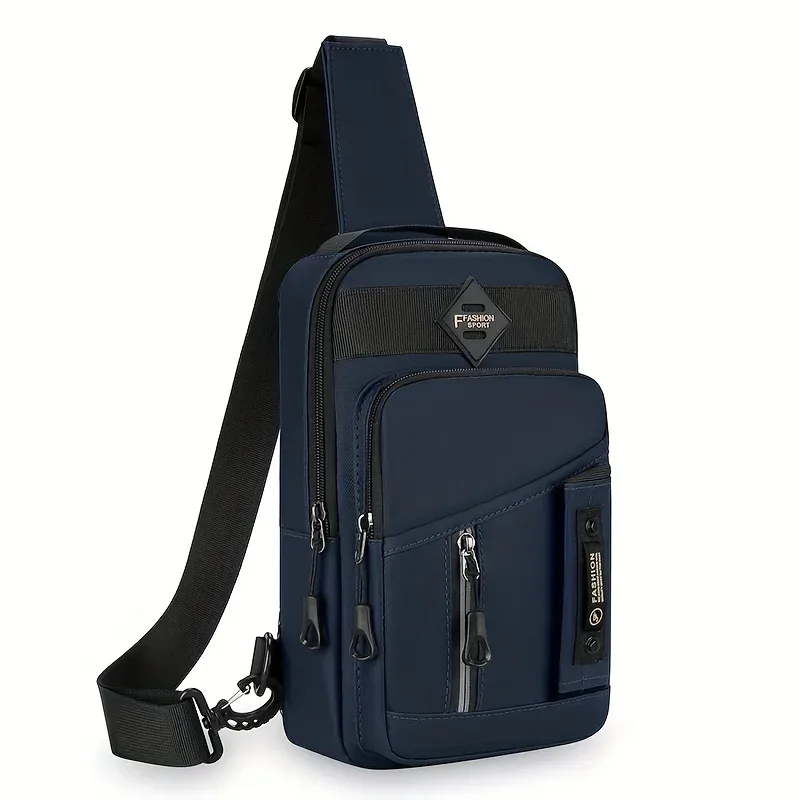 nouveaux hommes sacs à bandoulière sac de poitrine sacs à bandoulière multifonctionnels sac à bandoulière de voyage
