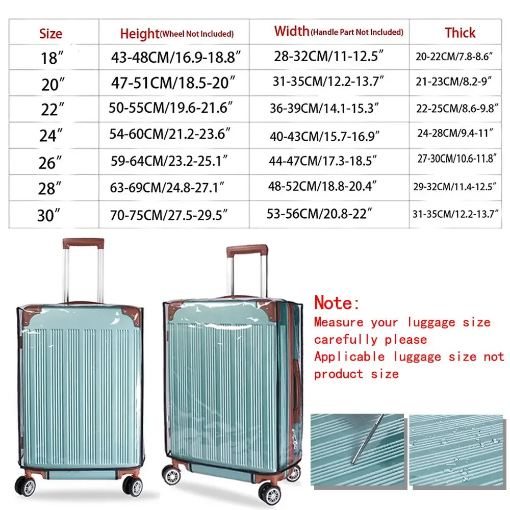 housse de protection pour bagages, accessoires de voyage, épaisse, imperméable, couverture de protection pour les affaires essentielles