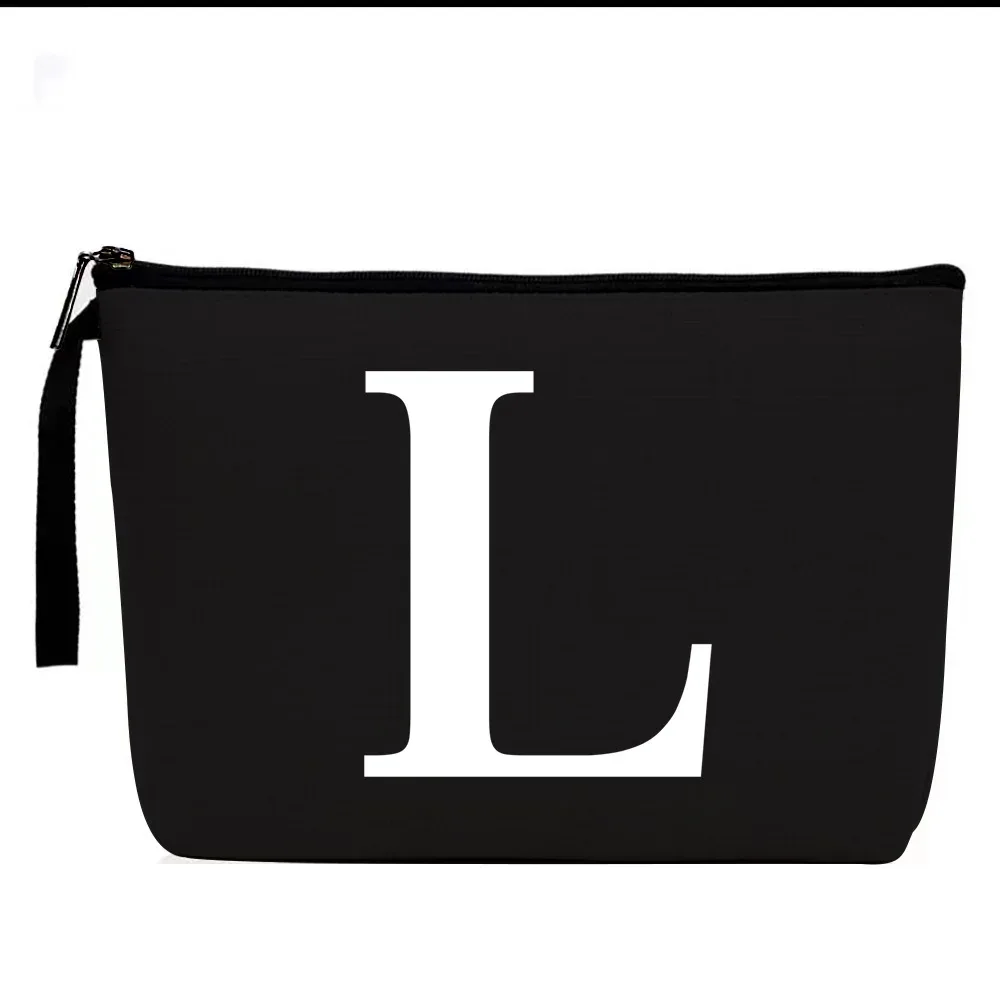 sac à cosmétiques à motifs de lettres, trousse de maquillage, organisateur d'articles de toilette, pochette de rangement de lavage, étui de maquillage pour cadeaux de mariage