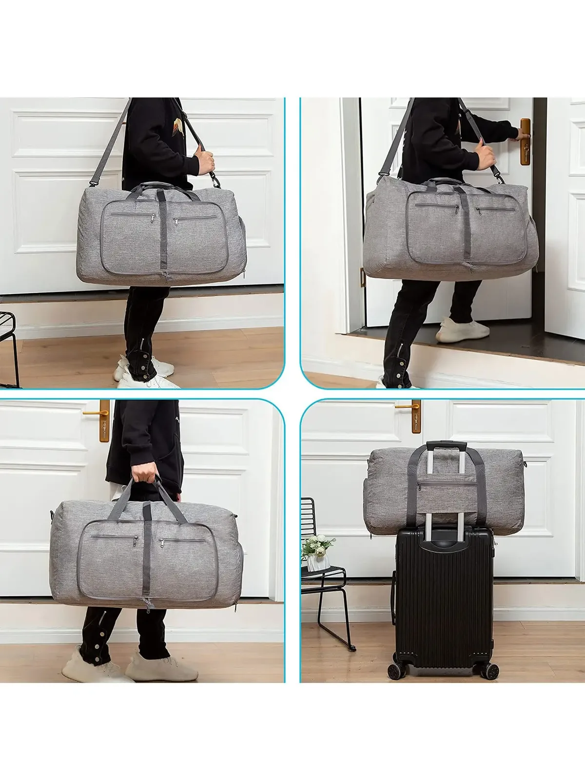 sac de voyage sacs à main grande capacité bagage à main sacs hommes femmes épaule en plein air fourre-tout week-end sac étanche ryanair