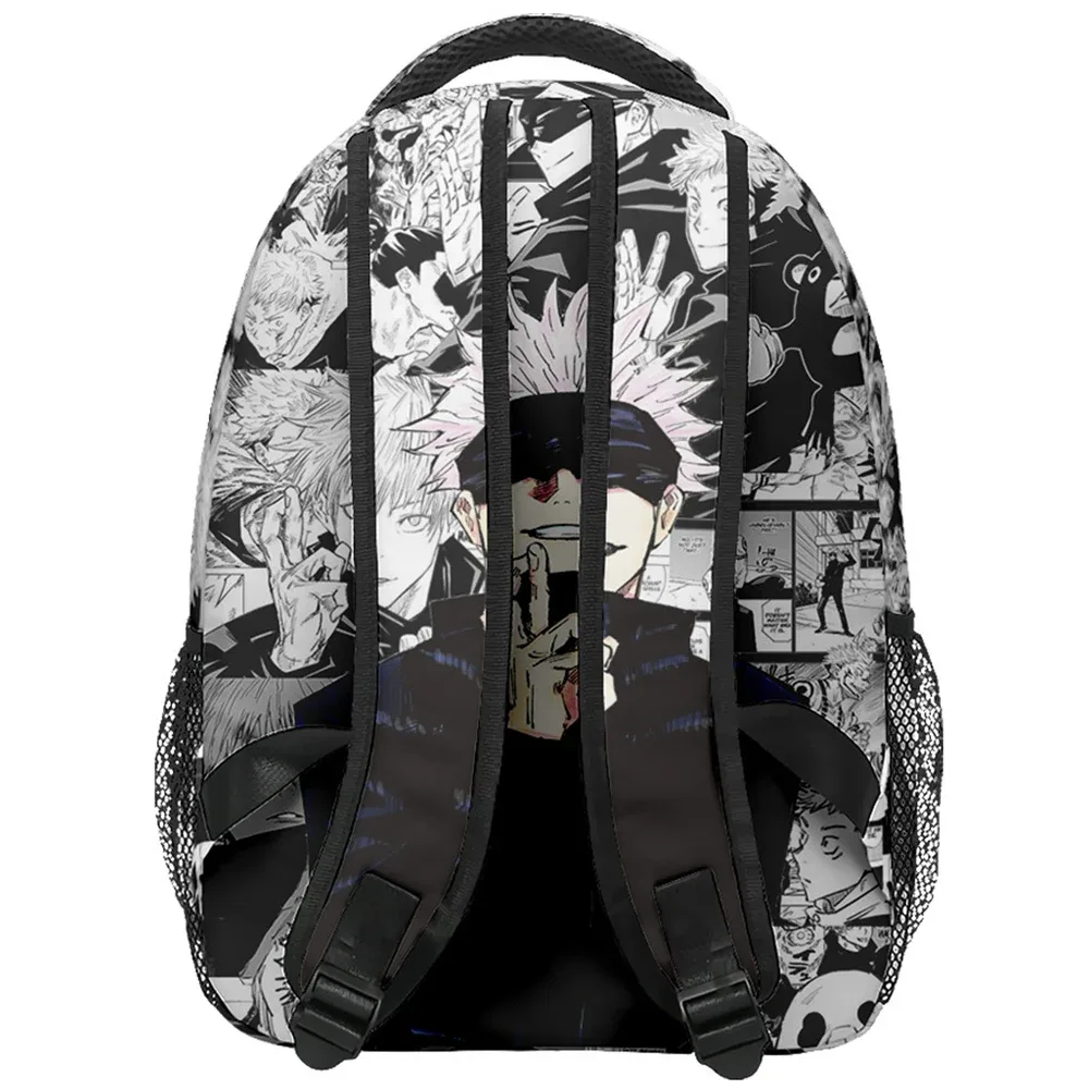 anime gojo satoru sac à dos pour hommes femmes mode étudiant randonnée voyage sac à dos anime manga ordinateur portable toile sacs sport