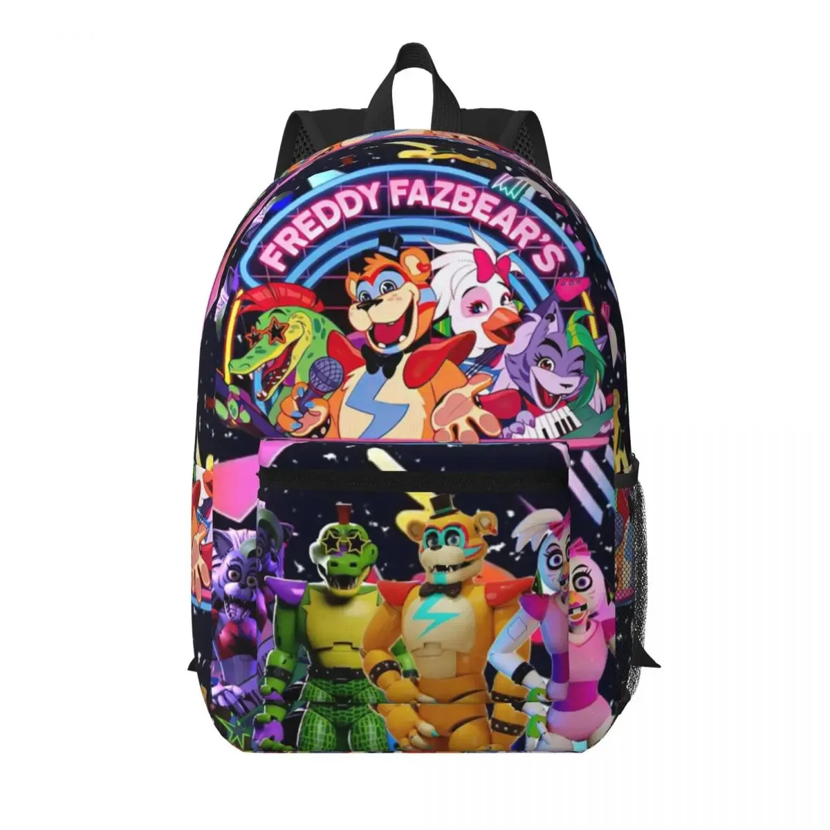 five n ights at freddy's fnaf sac à dos pour étudiants, sac d'école, sac à dos de randonnée, sac de voyage pour hommes et femmes, sac à bandoulière