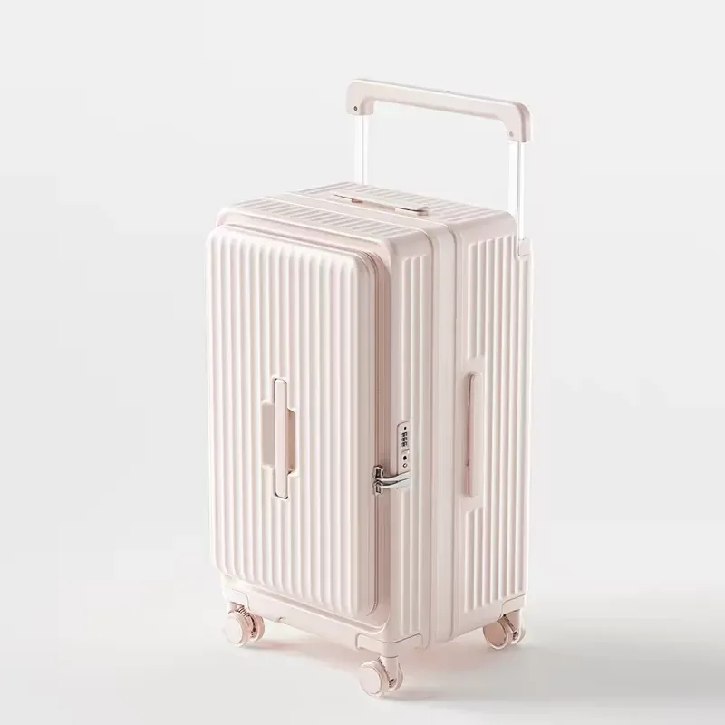 valise grande capacité 30 pouces avec serrure tsa, roues pivotantes, poignée large, bagage à roulettes rigide en pc, bagage cabine 20 pouces