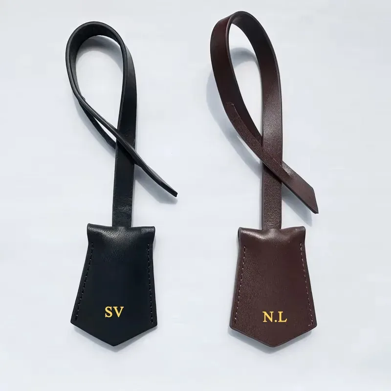 étiquette de bagage de voyage pour femmes, initiales personnalisées, mode, sac en cuir véritable, pendentif à breloque, accessoires, étiquette volante en cuir végétal