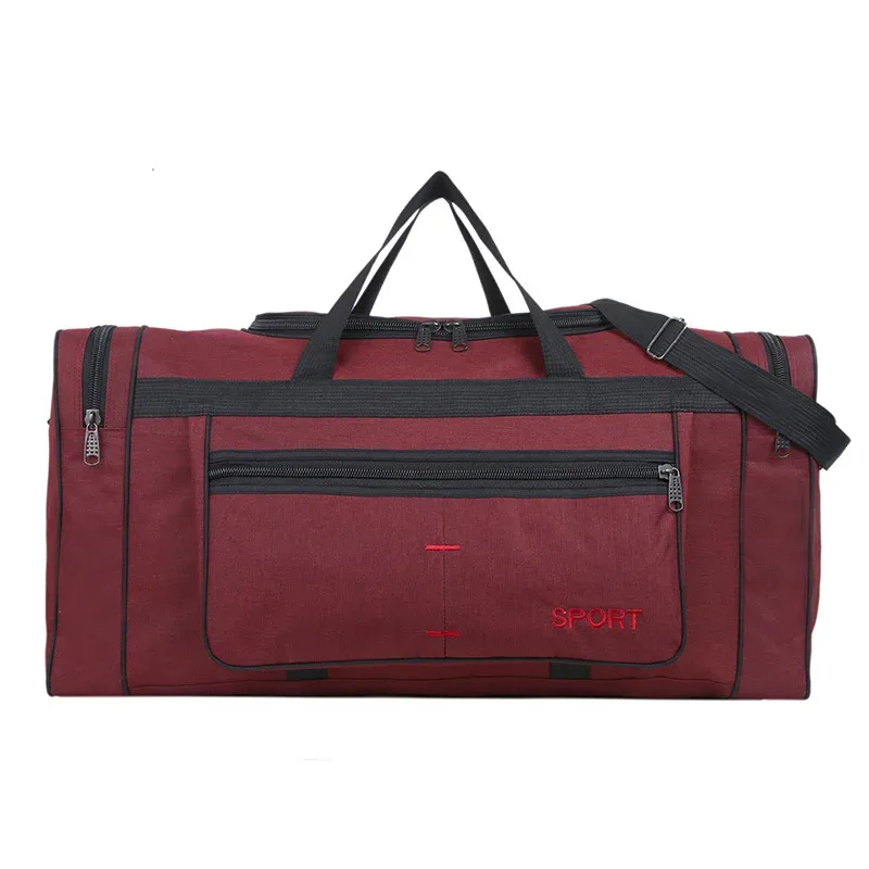 sac de voyage étanche pour hommes et femmes, très grande capacité, grand sac de sport pour voyage de week-end, bagages à main, sacs de rangement d'emballage