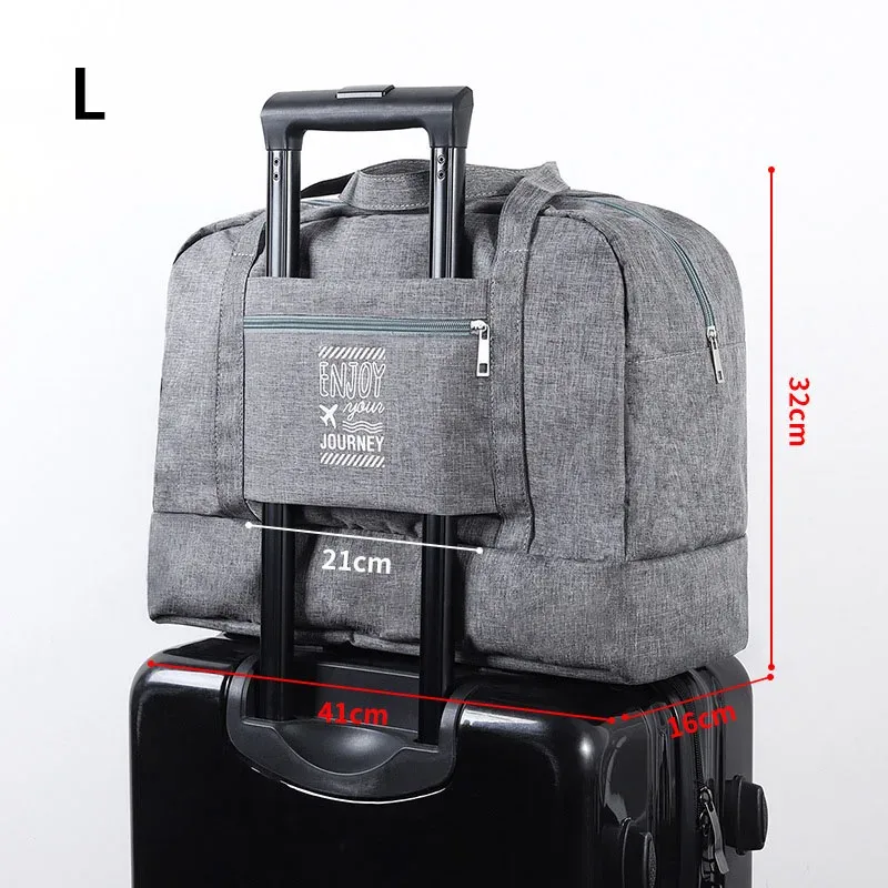 sac de sport et de voyage grande capacité en tissu oxford pour le yoga, la gym, les week-ends, sac à main de voyage pour femmes et hommes, organisateur de bagages