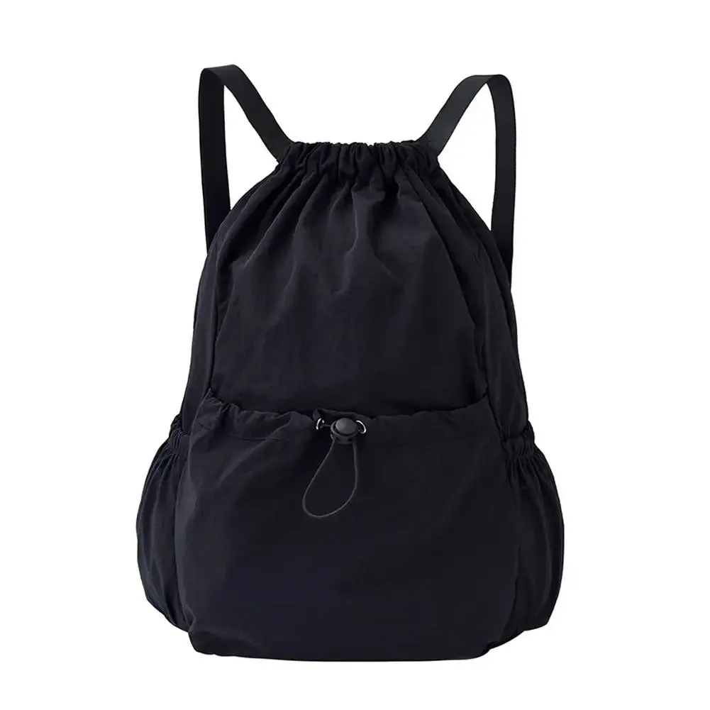 sac à dos léger à cordon de serrage, décontracté, unisexe, pour l'école, le sport, les voyages, grande capacité, imperméable
