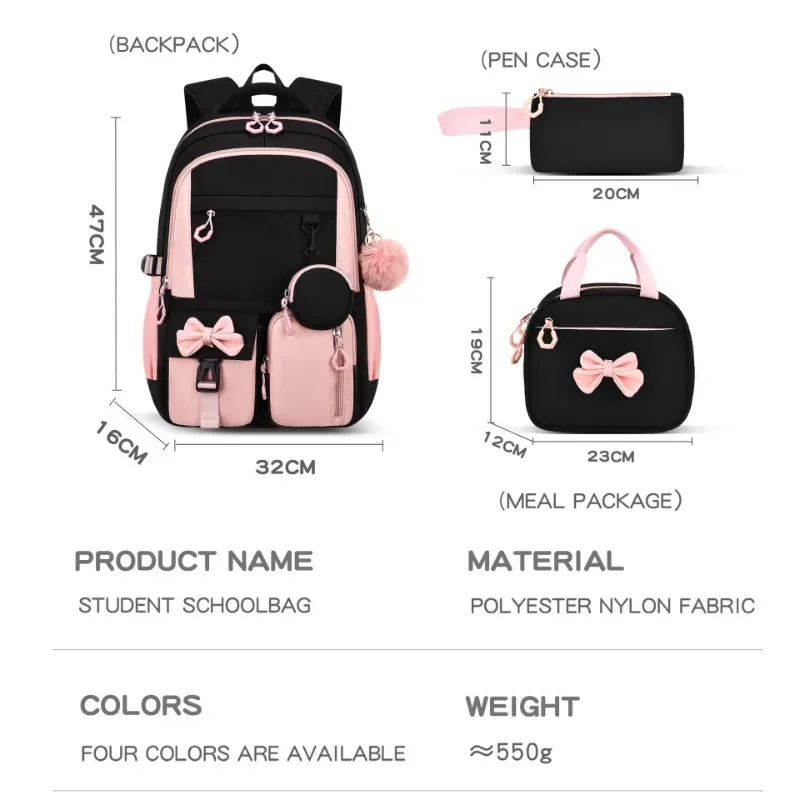 ensemble de sacs d'école pour enfants, sac à dos léger de grande capacité, sac à livres pour enfants, sac à dos étanche pour ordinateur portable, voyage, livraison directe