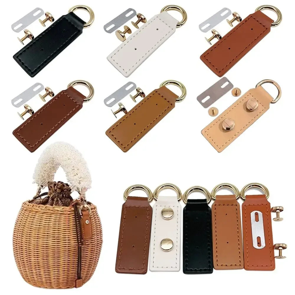 sac à dos en cuir pu fait à la main, verrouillage de nuit, ceinture, bricolage, remplacement, matériel, accessoires, 1 ensemble