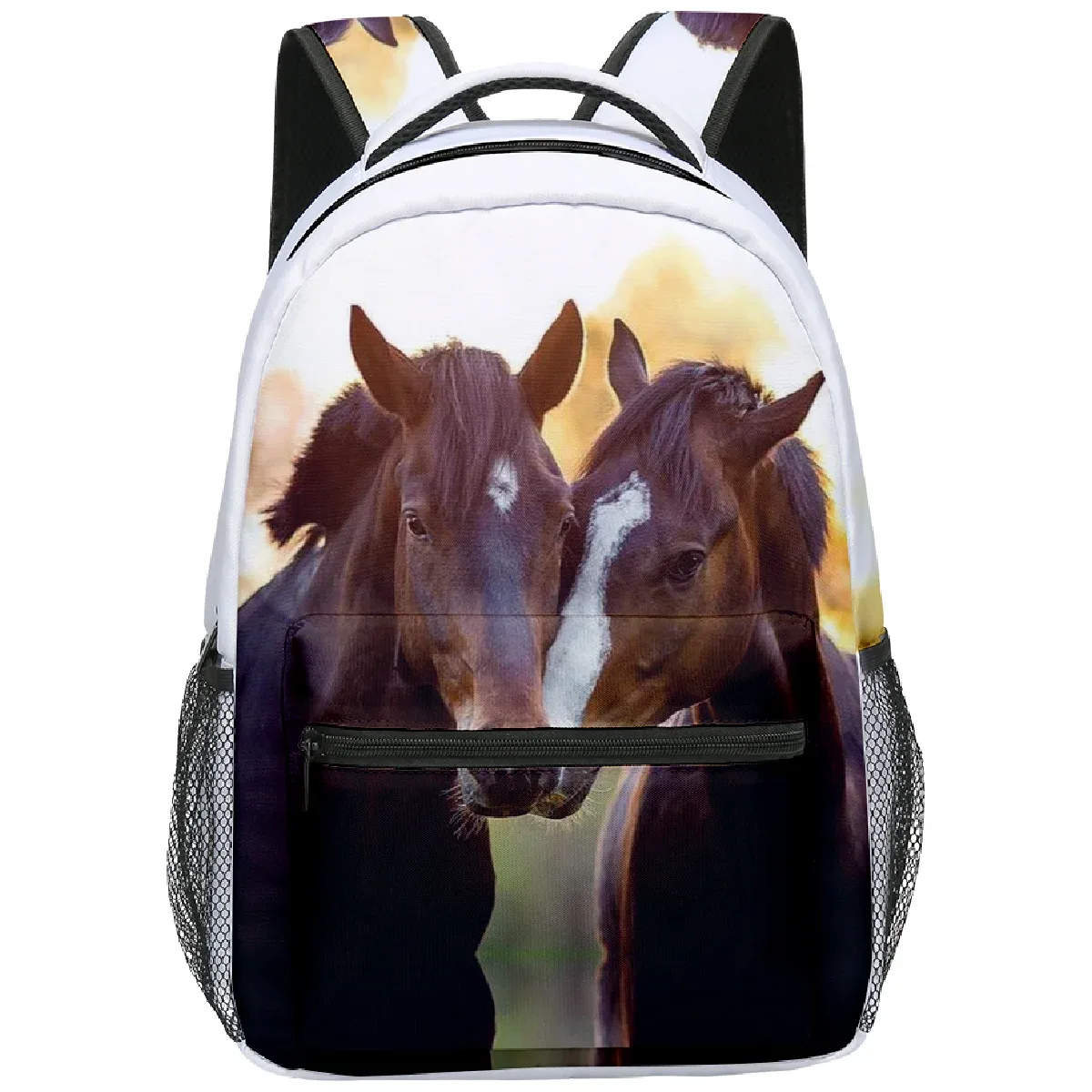 sac dos oxford université cheval licorne dessinanime voyage unisexe polyester pocheint penholder bandoulierearcue jacquard