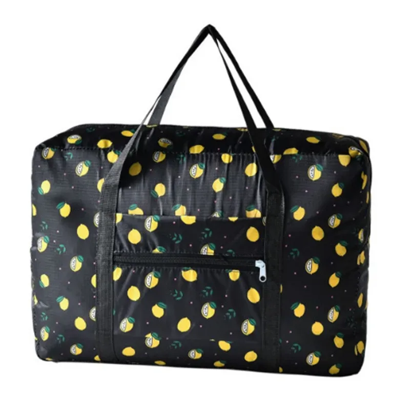oxford-sac de dehors pliable pour femme, fourre-tout de voyage, valise portable, grande sacoche de rangement de vêtements