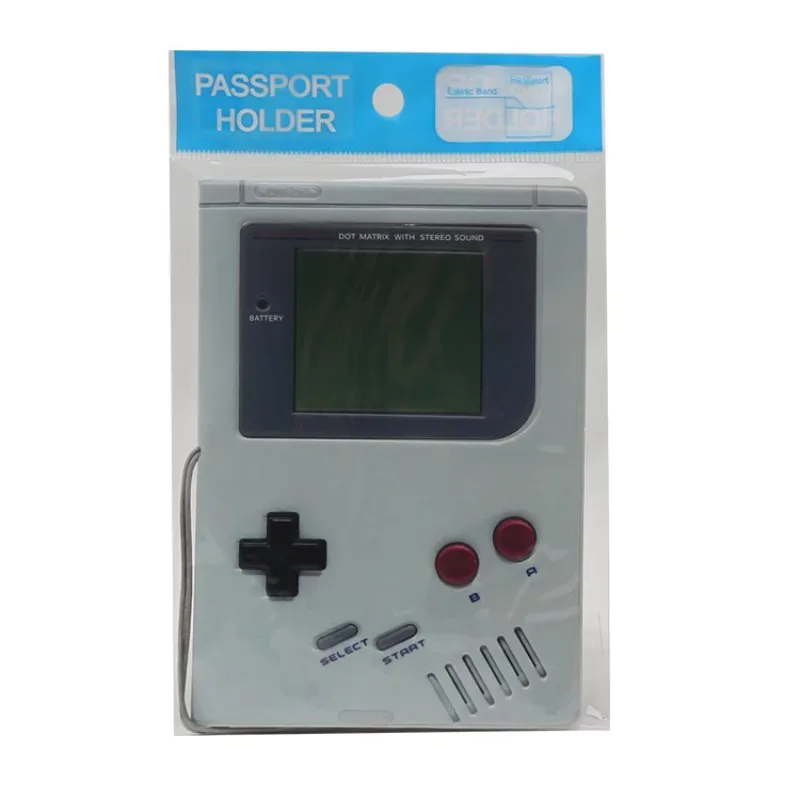 étui de couverture de porte-passeport de modèle de consoles de jeux portables pour voyage avec carte d'identité de billet organisateur de carte de crédit fente manchon de passeport