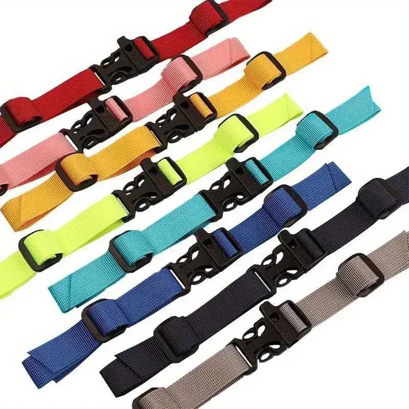 sangle de sac à dos en nylon réglable et durable – ajustement confortable pour le camping, la randonnée et les voyages – accessoire de soutien d'épaule antidérapant