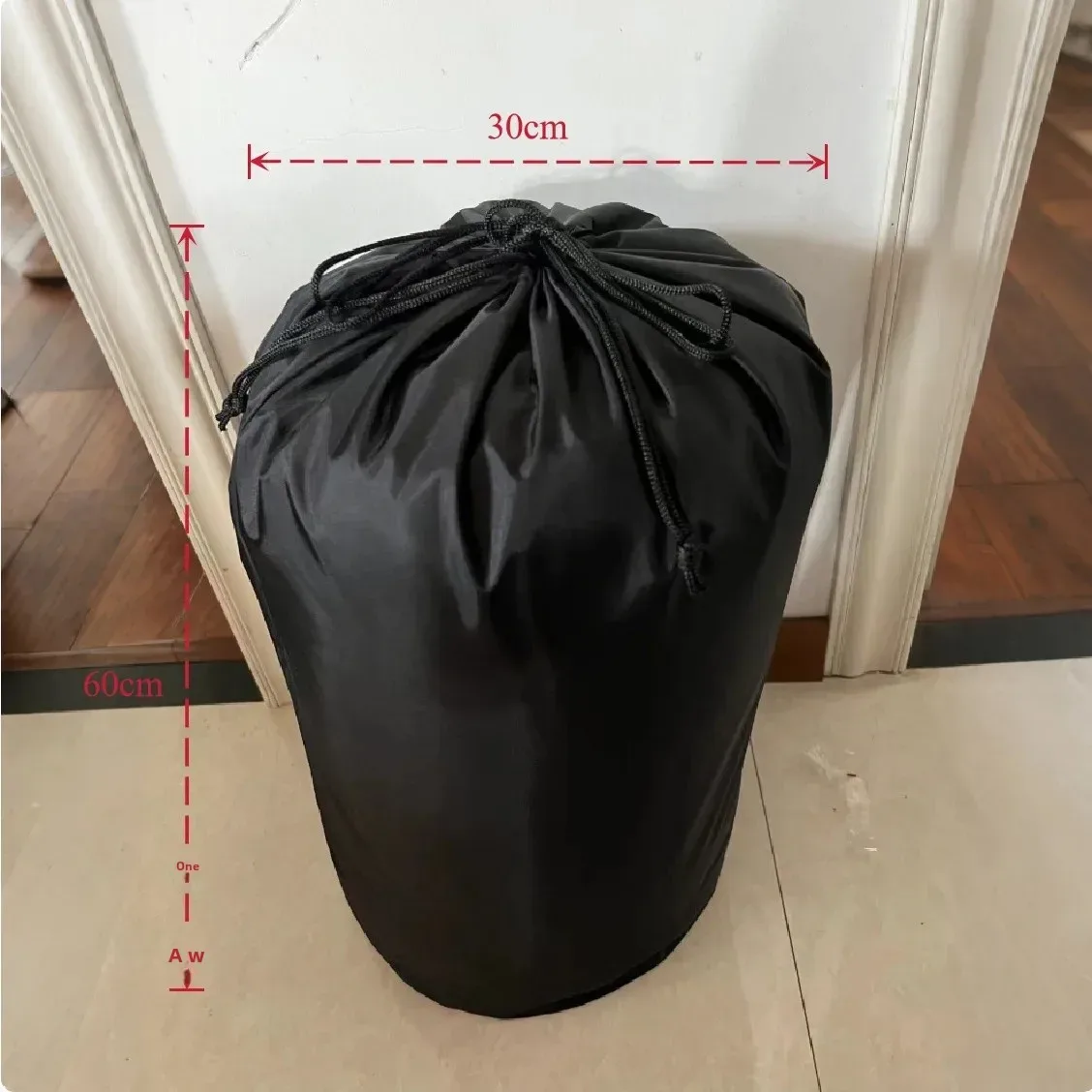 sac de rangement en tissu oxford à cordon pratique, en nylon, étanche à la poussière et au soleil, sac d'emballage, sac de rangement portable universel