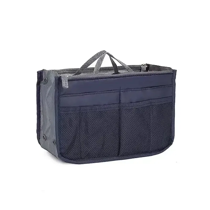 organisateur insérer sac femmes nylon voyage insérer organisateur sac à main sac à main grande doublure dame maquillage cosmétique sac pas cher femme fourre-tout