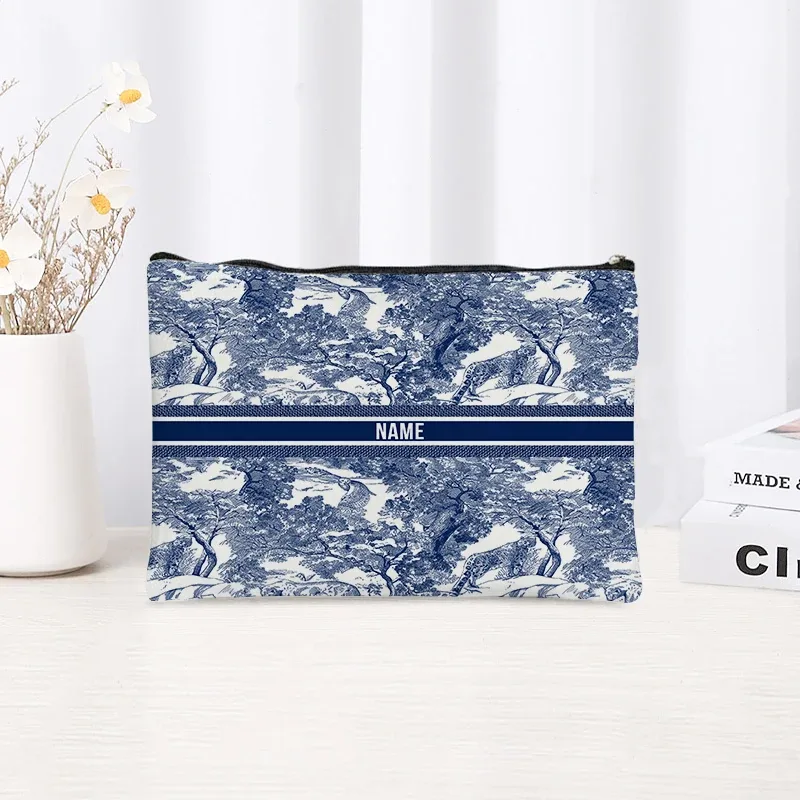 pochette de maquillage personnalisable pour femme, pochette de fête, pochette de mariage, pochette de voyage, trousse de maquillage en toile simple, organisateur, cadeaux pour femme