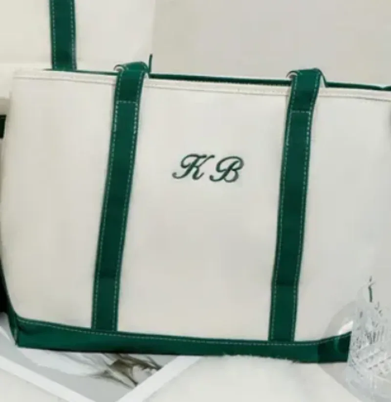 sac fourre-tout personnalisé pour femmes, sac de maquillage de grande capacité, nouvelle toile pour les déplacements, sac portable à bandoulière unique, nom unique personnalisé 2025