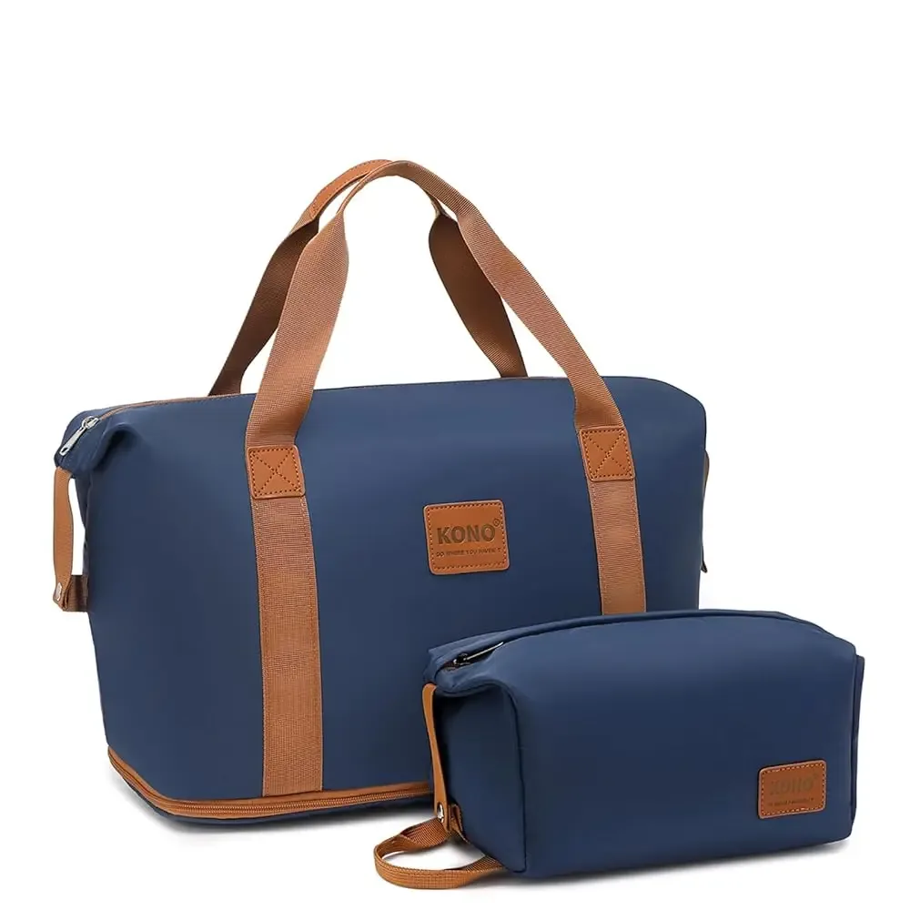 kono-sac cosmétique étanche pour femme et homme, sac de sport séparé, bagage à main et sac à provisions, 36l
